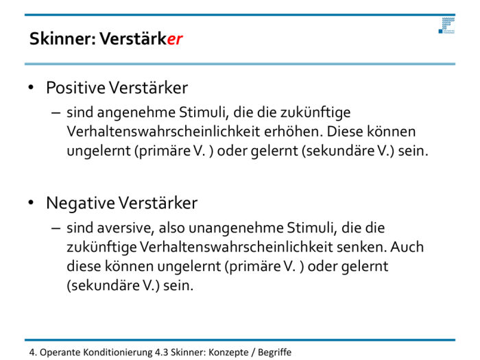 Positive Verstärkung in der Therapie