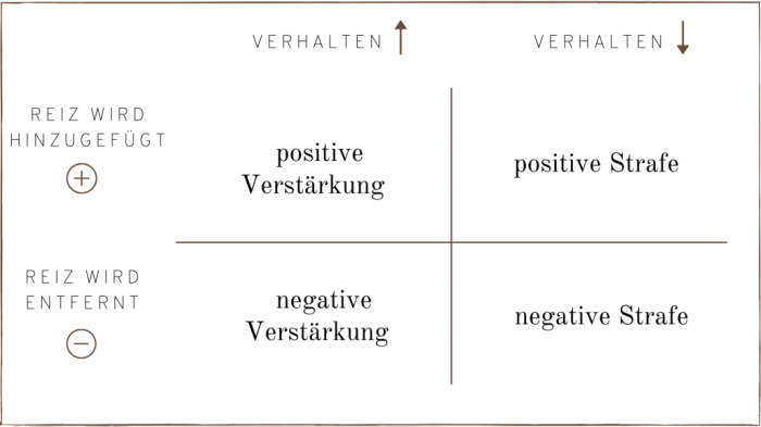 Konditionierung egoismus gesunder portion operante konsequenzen quadrat