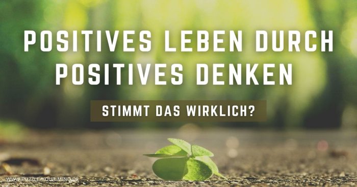 Selbstvertrauen aufbauen durch positives Denken